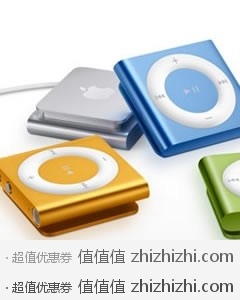 苹果 iPod shuffle 2GB MC749CH/A 橙色  数码音乐播放器