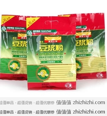 龙王豆浆粉600g*3 京东商城价格￥39.9包邮