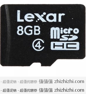 雷克沙 Lexar Micro SDHC(TF) 8GB CLASS4 存储卡 易迅网（北京）价格￥28