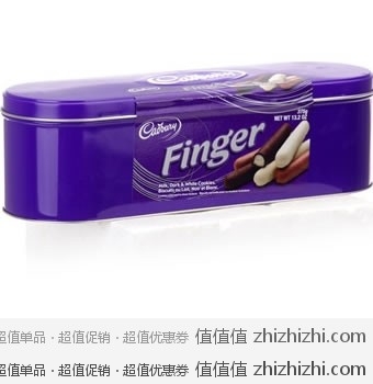 英国 吉百利 Cadbury 手指巧克力饼干礼盒（375g）京东商城价格￥59包邮