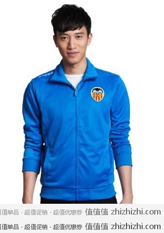卡帕 Kappa SOCCER 男款开衫无帽卫衣 K0152WK35 亚马逊中国限时抢购价￥98包邮