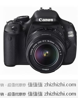 佳能 Canon EOS 600D 单反相机/18-55II镜头套机 卓美网价格4399，送多样赠品