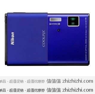 尼康（Nikon）Coolpix S80 便携数码相机（蓝色） 国美电器网上商城团购价格1399元 