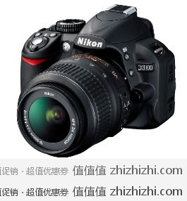 尼康 Nikon D3100 单反相机 套机（含18-55VR镜头）卓美网价格￥3680，赠美国天芬52mm UV保护镜！