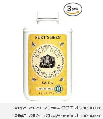 小蜜蜂 Burt's Bees 婴儿玉米爽身粉 127g*3瓶 15.19美元