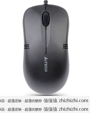 双飞燕 A4tech WM-100 有线针光鼠（黑色）京东商城价格￥39包邮，送10元京券