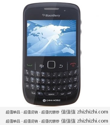 跌破千元：黑莓（BlackBerry）8520 GSM 手机（黑色） 京东商城价格999元 