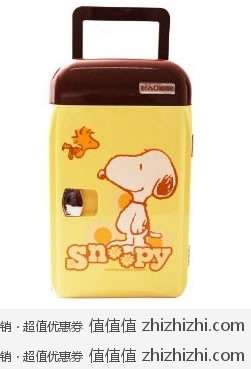 SNOOPY 7L电子冷暖箱（咖啡色）  亚马逊中国分秒必争价格149元 包邮 