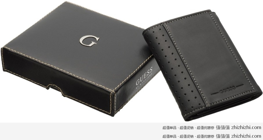 Guess（古斯）男士三折真皮钱包 美国亚马逊＄16.14（￥100）