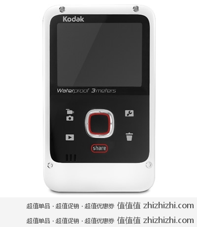 柯达Kodak PlayFull防水摄像机 美国Amazon 49.99美元 到手约363元