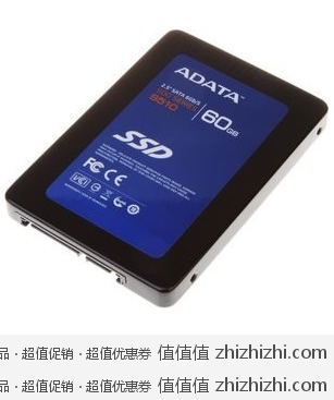 威刚ADATA SSD 固态硬盘 S510 60G SATAIII 2.5寸 送支架