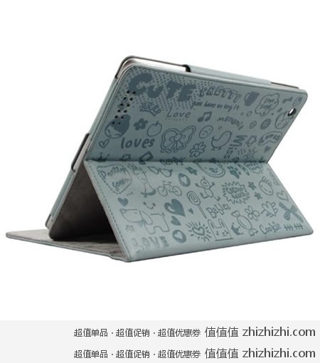 i-kodoo 爱酷多 iPad2 小可爱磁力感应PU套 新蛋网59元 