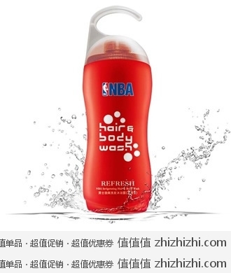 NBA男士劲爽洗发沐浴露（2合1）400ml 京东商城24元