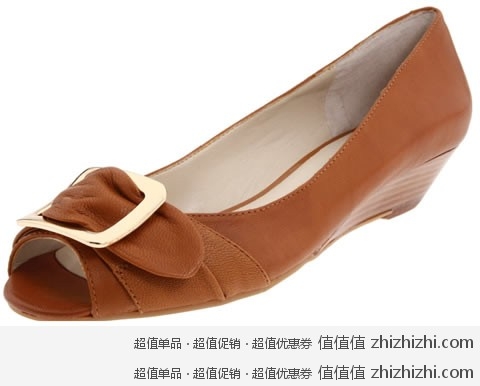 玖熙NINE WEST鱼嘴真皮女鞋 48.93美元