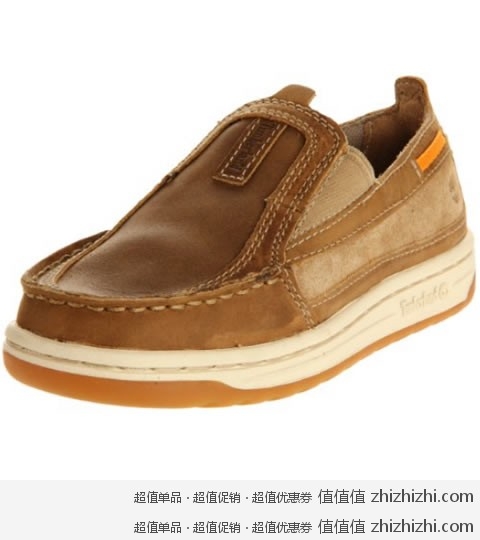 天木兰Timberland真皮大童船鞋 28.54美元