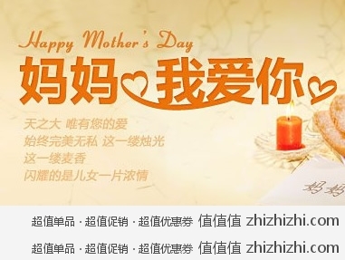 京东商城：北美电器 妈妈我爱你  感恩回馈 