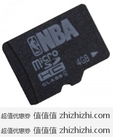 秒杀小白菜：NBA 4GB Class4 TF(microSDHC)卡 新蛋网价格9.8