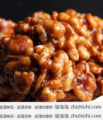 百草味 纸皮山核桃仁 琥珀核桃仁 200g*3袋 京东商城价格55 包邮