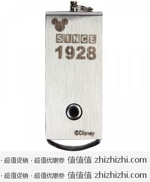 Disney 迪士尼 1928纪念版金属系列 8GB U盘 银白色 易迅网广东站价格37.9 赠送迪士尼杯垫
