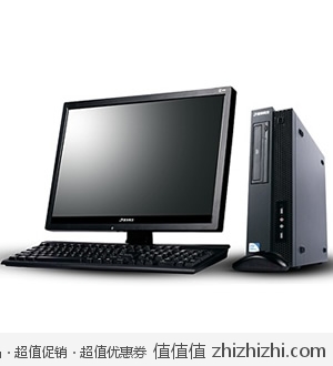 京东商城：清华同方（TongFang）精锐X2 台式电脑（双核E3500 2G 500G DVD 键鼠 三年上门服务）带20英寸大屏显示器 2289 包邮
