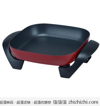 伊立浦（ELECPRO）SK12 3升 多功能锅 （红色） 京东商城价格138 包邮  赠送优质木铲子一把和厨房多用巾三件套