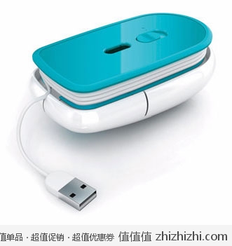 PHILIPS飞利浦 SPM5900鼠标 (隐藏式USB线 长度可调) 亚马逊中国42包邮