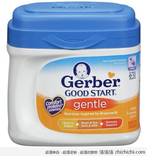 嘉宝Gerber 温和配方奶粉23.02盎司 美国亚马逊S&S后价格21.84美元