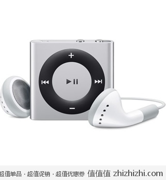 苹果 Apple iPod new shuffle 2G MC584CH/A MP3播放器（银色） 京东商城限时抢购价299包邮