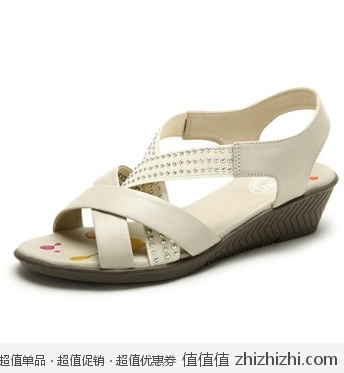 骆驼 CAMEL 2012夏季新款真皮牛皮防滑耐磨橡胶底凉鞋 1056600 京东商城价格106 包邮