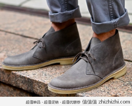 其乐 Clarks 男士 Desert Boot 沙漠靴 美国 Amazon 77.98美元