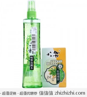 夏日必备：六神 喷雾花露水180ml 送90g艾叶清凉皂 易迅网四站团购价格10.9  包邮 