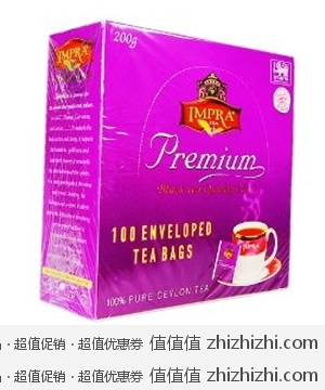 英伯伦 Impra 波曼优质红茶精装2g*100袋 亚马逊中国62包邮
