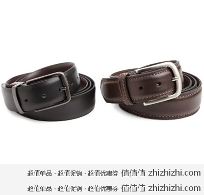 Dockers 男士皮带两条装 美国 Amazon 18.22美元