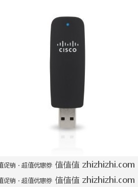 历史最低价：官翻 思科 Cisco Linksys AE2500 2.4G/5G双频 300M无线网卡  美国 Amazon 9.99美元