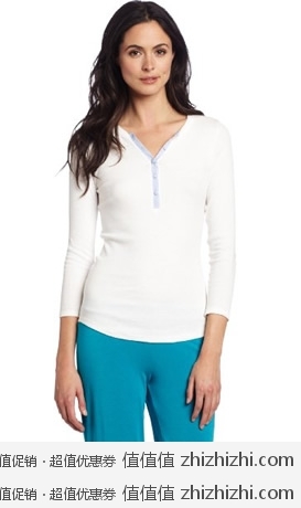 Tommy Hilfiger  女士七分袖衫白色  美国 Amazon 13.39美元  
