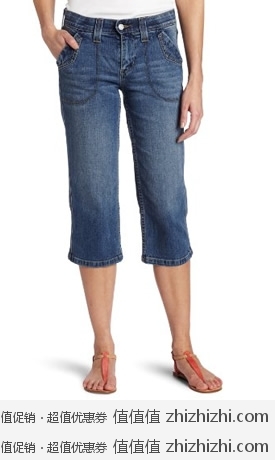 畅销单品：Levi's 李维斯 女士525 七分牛仔裤 蓝色 美国 Amazon 16.04美元