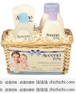 Aveeno 天然婴儿沐浴4件套装  美国 Amazon  Subscribe & Save 15.19美元