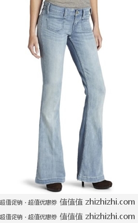 李维斯 Levi’s  女士修身喇叭口牛仔裤 水洗蓝 美国 Amazon 17.43美元