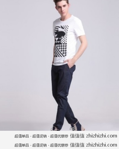 JASONWOOD 男款韩版直筒牛仔裤 一号店价格39包邮