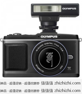刷新低价！！奥林巴斯 Olympus 全球限量版 E-P2 微型4/3系统套机(含17mm镜头+FL-14外置闪光灯) 黑色  易迅网（上海站&湖北站）价格3249，送价值599的奥林巴斯E-P2限量版礼盒！