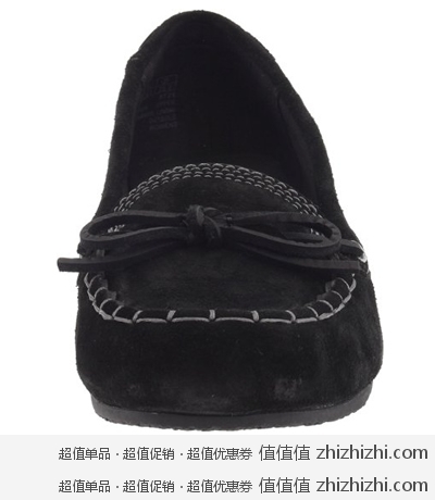Timberland Women's Caska Moccasin 天木兰女鞋黑色款41.49美元