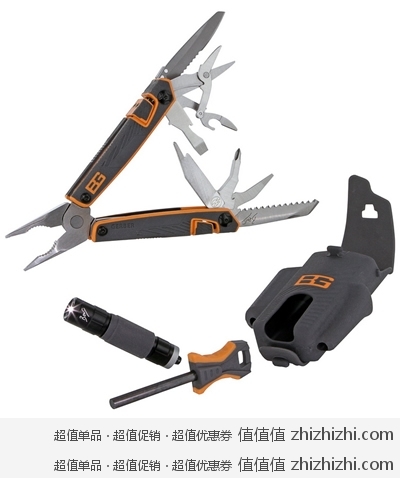 戈博GERBER 贝尔 野外生存 工具钳+手电+点火镁棒 套装 美国Amazon 44.46美元