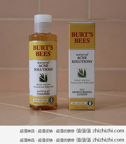 小蜜蜂Burt's Bees 粉刺痤疮痘痘净化凝胶洁面乳145ml*3瓶，美国Amazon 20.03美元