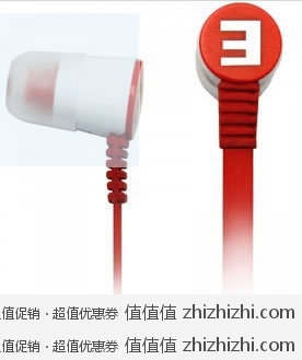 SENIC 硕美科/声丽 IS-R8 单插头 入耳式耳塞（红色) 一号店19.9  
