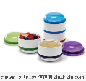 布朗博士 Dr. Brown's 宝宝辅食密封盒\密封罐子四件套 美国Amazon$8.98