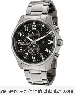 超值！因维克塔 Invicta 0379 II 男士休闲石英腕表 美国Amazon 1.2折后$84.14 海淘到手约￥585 国内走秀网要￥1099！