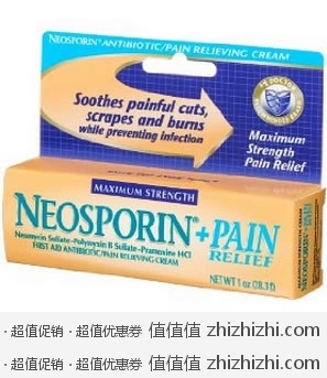 凑单佳品！畅销榜第一！全五星好评！Neosporin 新斯波林 烧伤割伤刮伤抗菌止痛药膏 美国Amazon SS后$6.52
