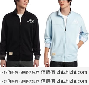 美国潮流大牌 Rocawear 男士长袖运动夹克（仅淡蓝色）美国Amazon 1.7折后$10.84 海淘到手约￥118