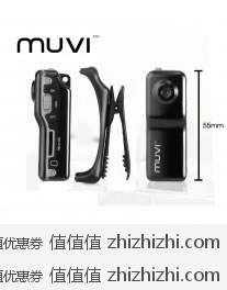 双料冠军！世界最小摄像机 Veho MUVI VCC-003-MUVI-BLK 超便携式微型摄像机 美国Amazon历史最低价$45.92 海淘到手约￥343 国内代购价￥700左右