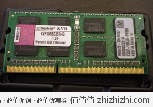 低价！金士顿 Kingston DDR3 1066MHz 4G 笔记本内存条 美国Amazon历史最低价$19.25